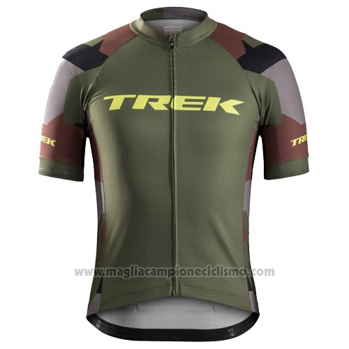 2016 Abbigliamento Ciclismo Trek Bontrager Vede Militare Manica Corta e Salopette